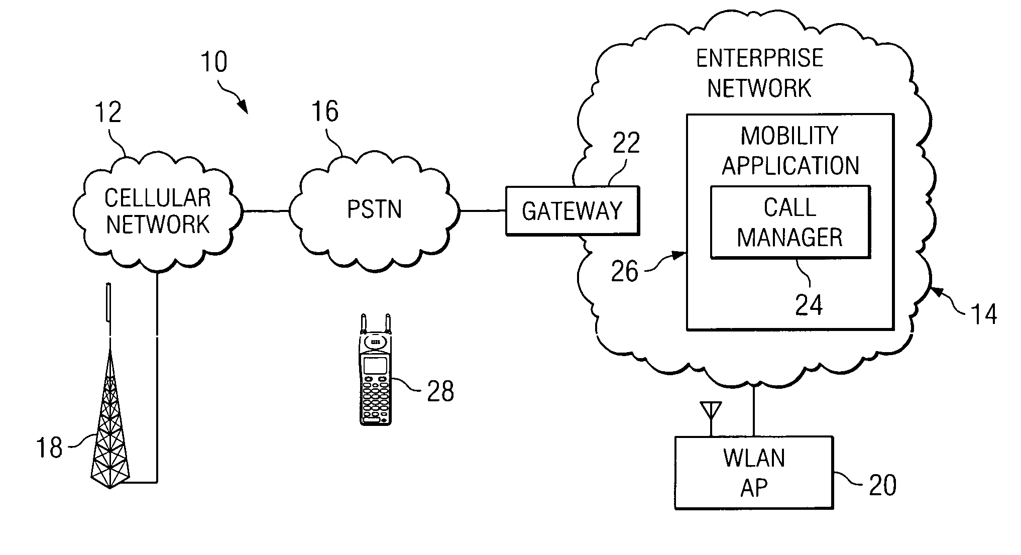 System and method for handling media in a seamless handoff environment