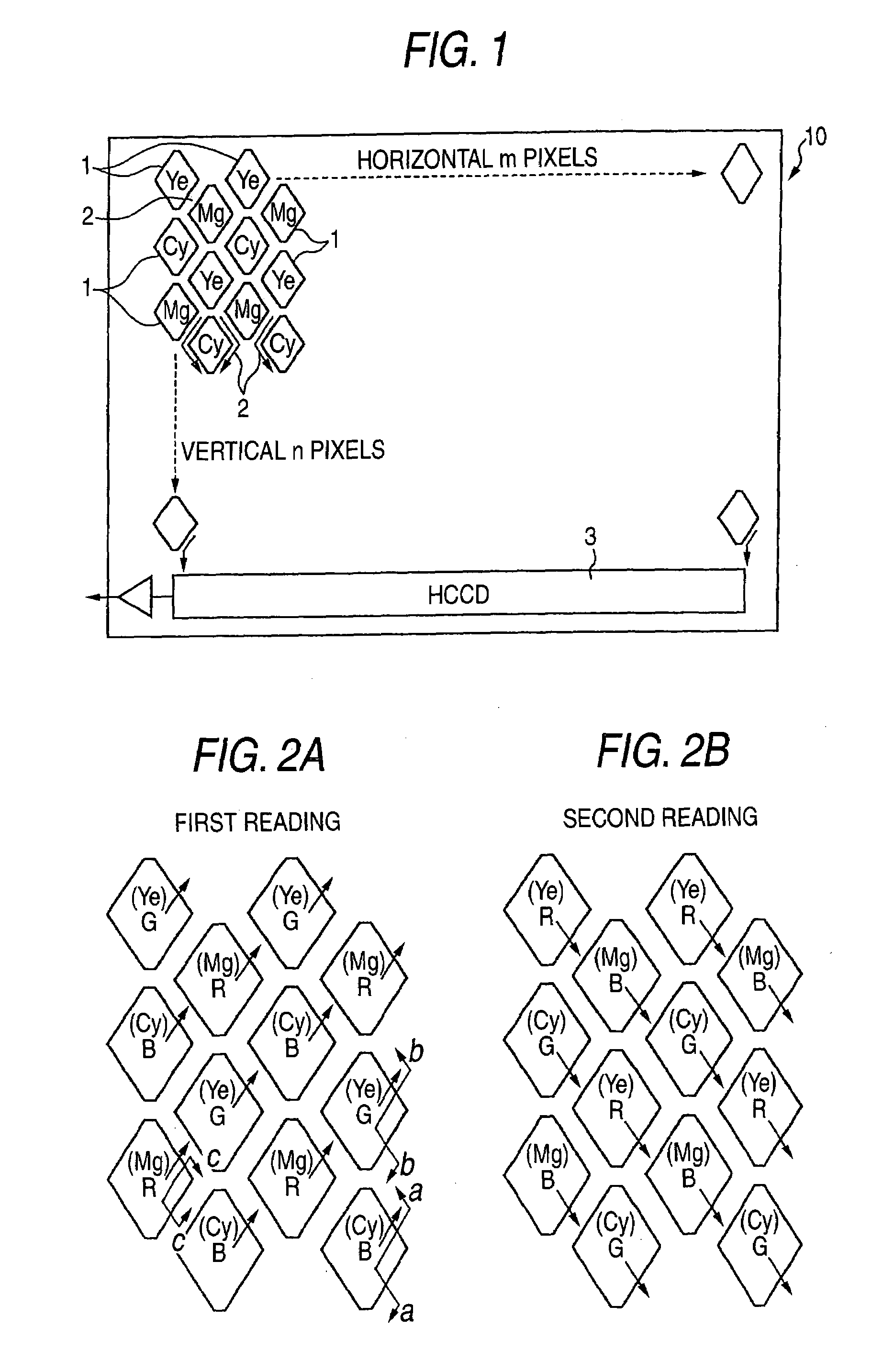 Color solid-state image pickup device