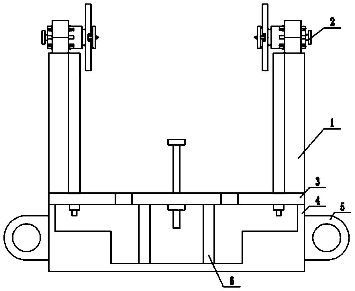 Adjustable clamp for numerically-controlled machine tool