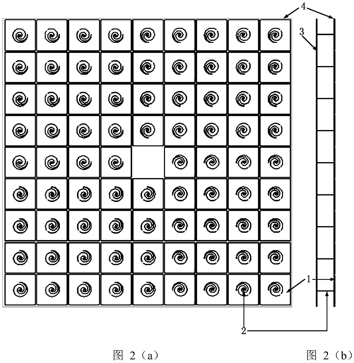 An artificial magnetic conductor unit, an artificial magnetic conductor structure and a planar antenna