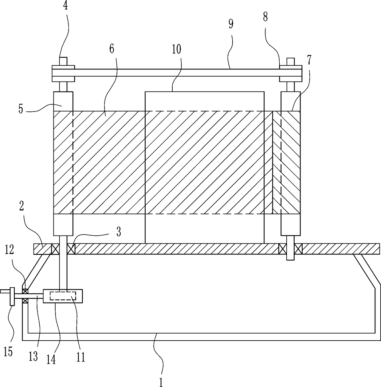 Protection type vision testing device for ophtalmology department