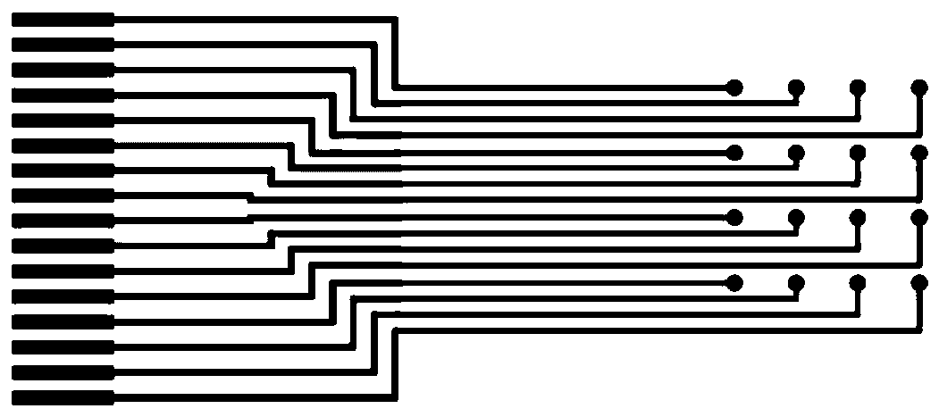 Flexible extendable nerve electrode and preparation method and application thereof