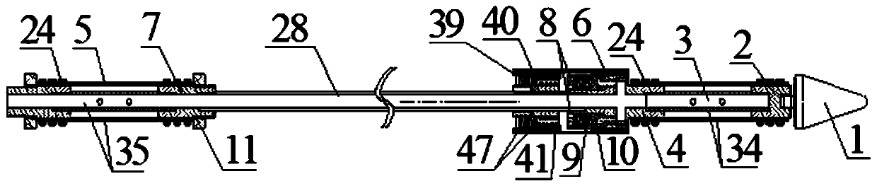 Hierarchical depressurization drilling fissure detection system