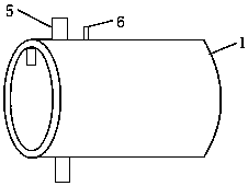 Passive temperature measuring device for cylindrical switchgear and buried cable joints