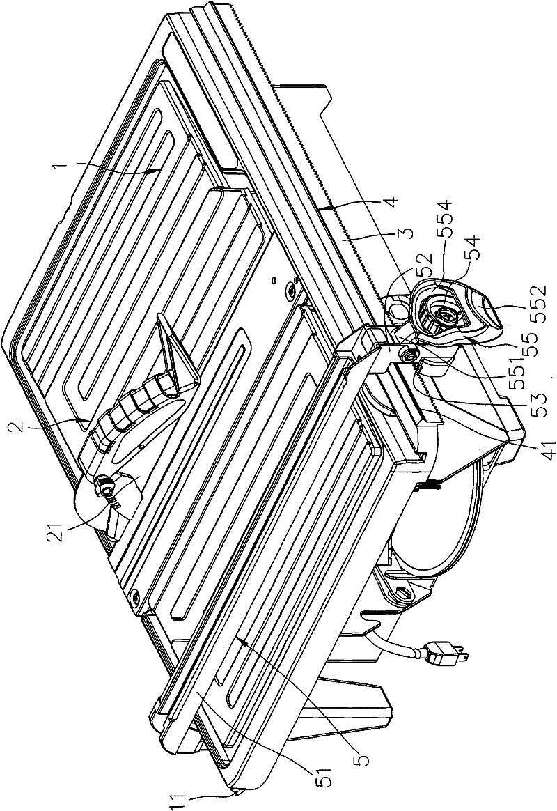 Cutting machine with movable backup plate