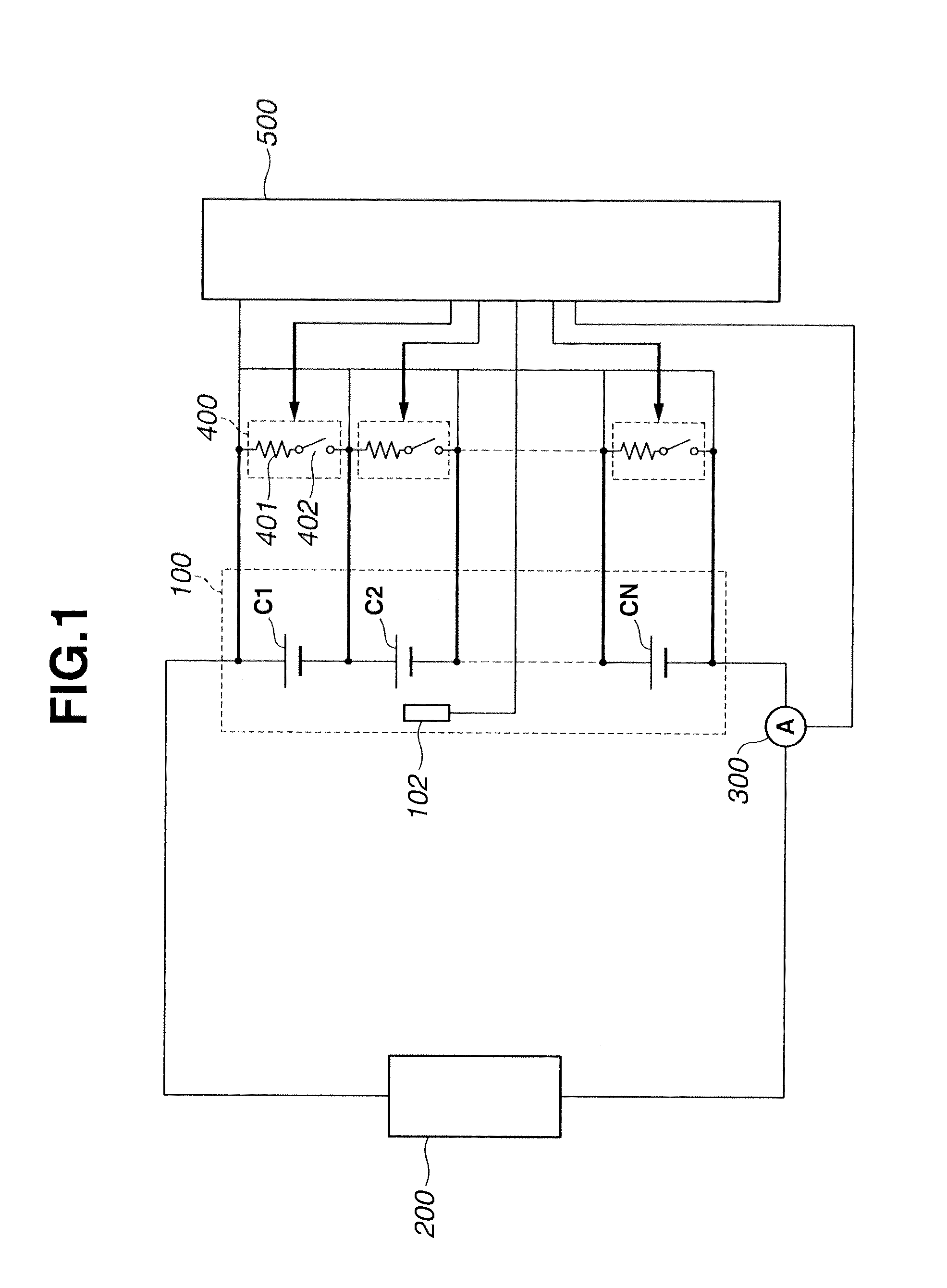 Device for controlling assembled battery