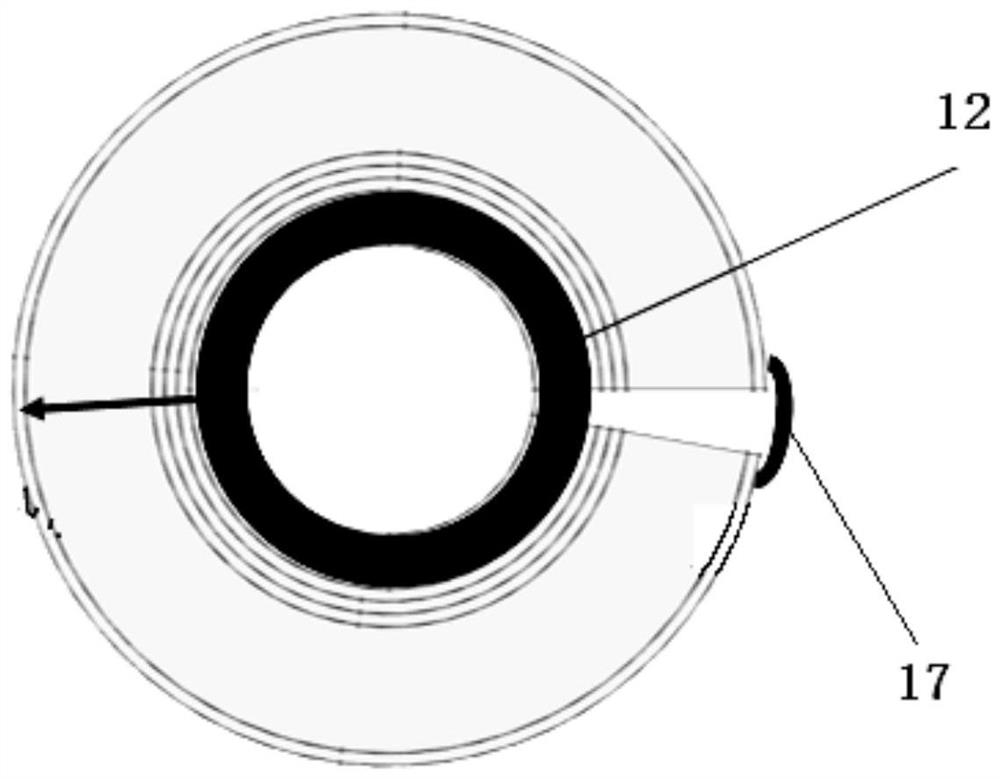 Active water pipe anti-freezing and heat-preserving device based on green photovoltaic energy supply