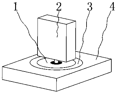 An electronic communication equipment mounting box