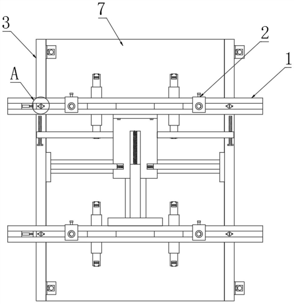 Keel curtain wall with sound absorption effect