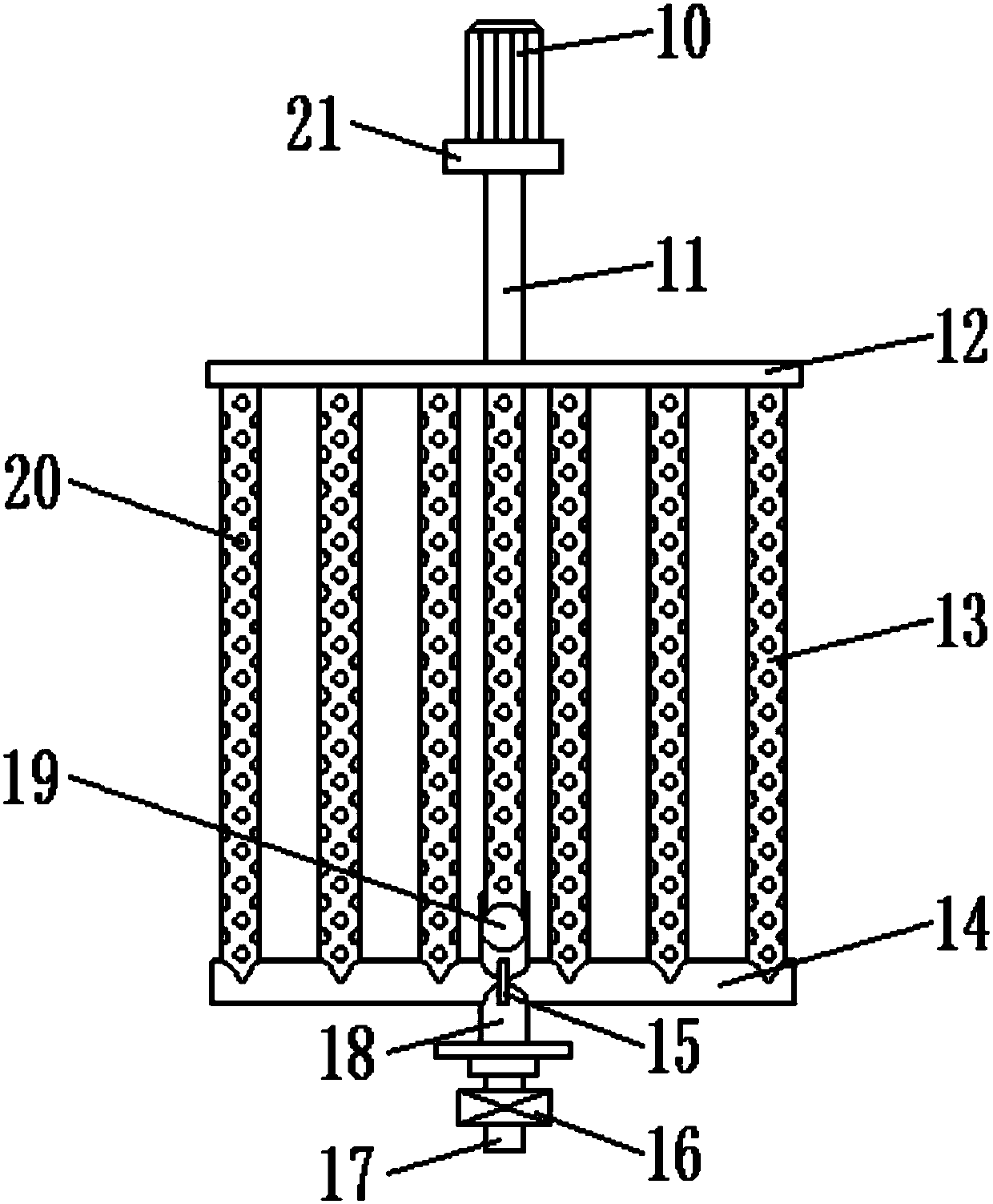 Circulation air drying equipment for organic fertilizer production