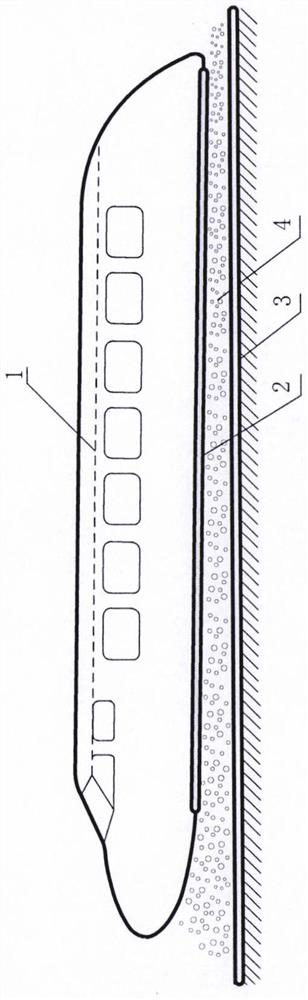 Electromagnetic power device of fluid film suspension vehicle system