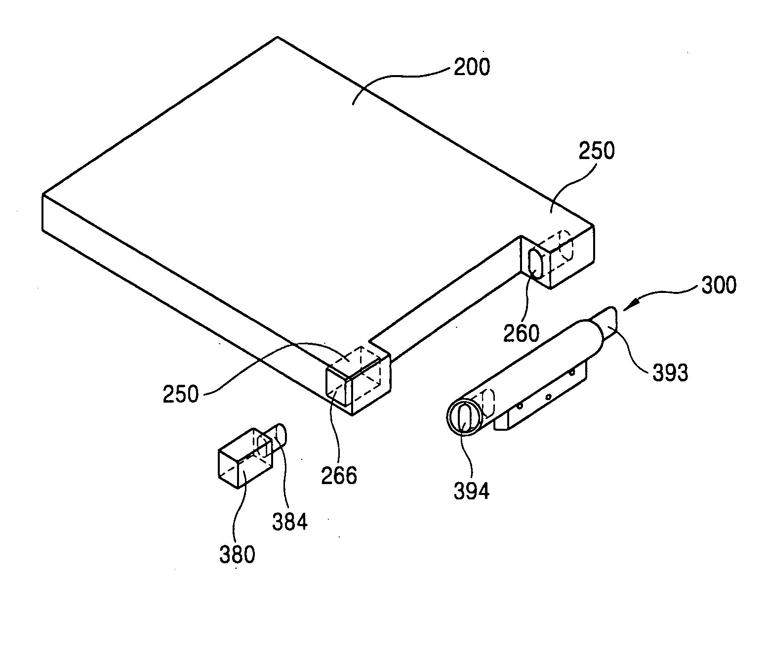 Hinge assembly for refrigerator door