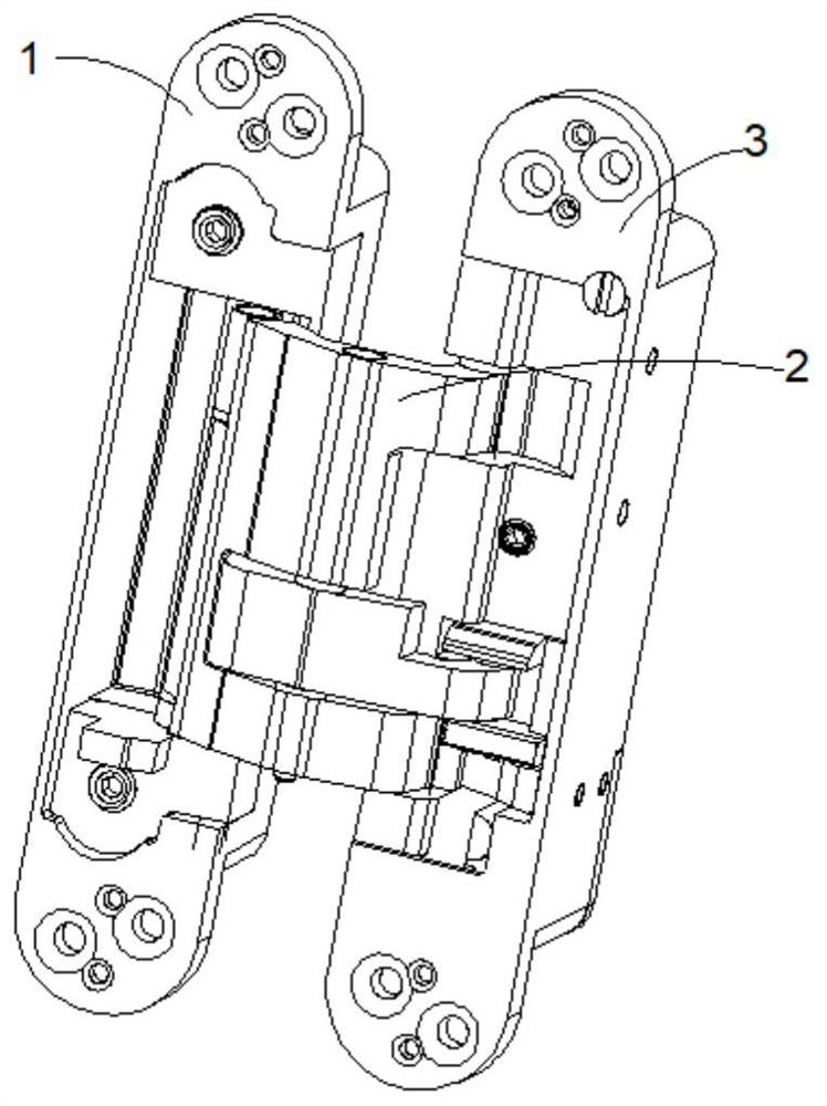 Door hinge closing pressure adjusting device and door hinge comprising same