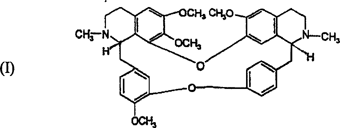 Preparation extracted from stephania tetrandra S. Moor and the use thereof