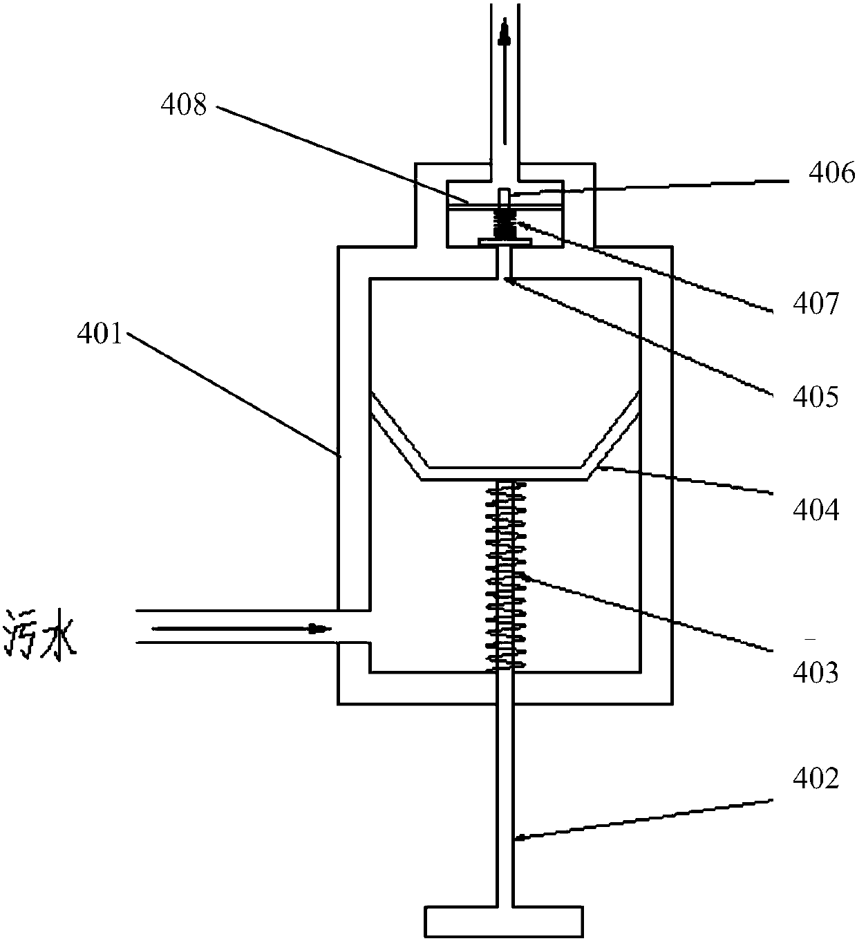 Device for supplying water to flushing toilet through selective use of sewage