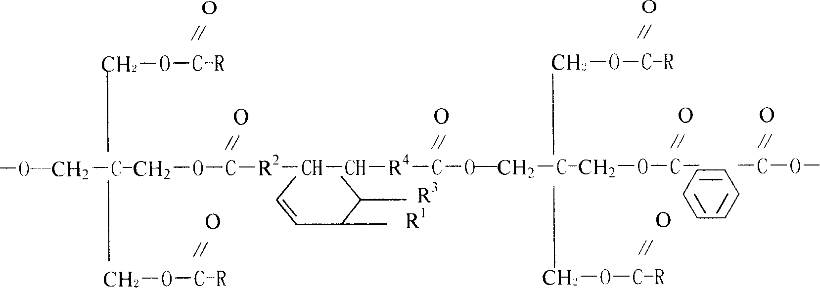 Dimer acid modified alkyd resin and preparing method thereof