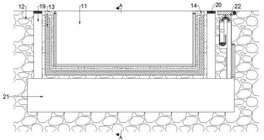 New media playing flexible substrate applied to water bottom