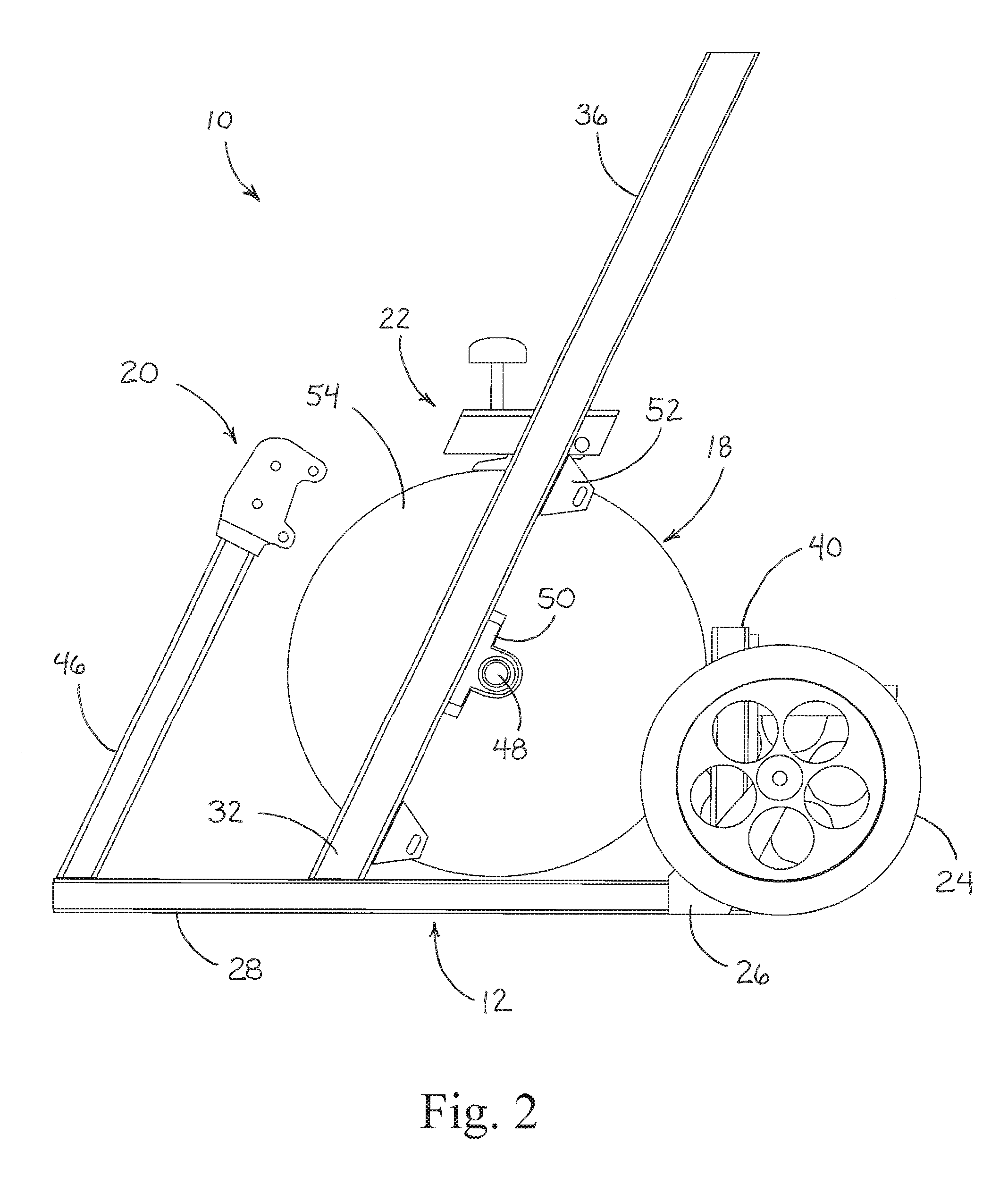 Exercise Machine for Providing Resistance to Ambulatory Motion of the User