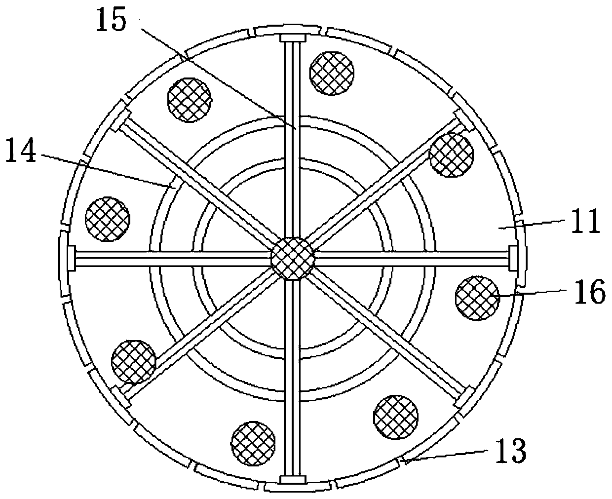 Building engineering early-dismantling support device convenient to install