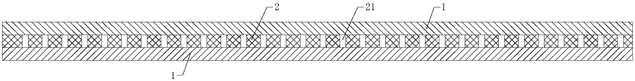 Compound spunlace non-woven fabric