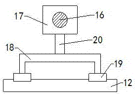 Drilling device for automobile spare part machining