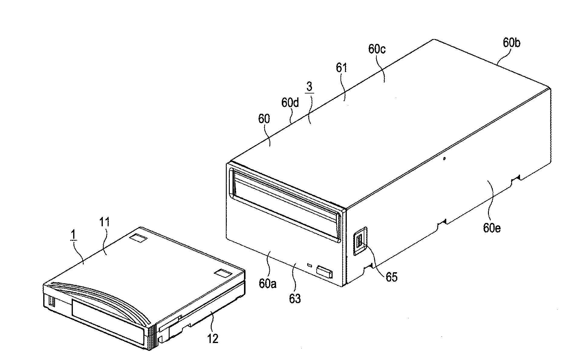 Cartridge drive apparatus