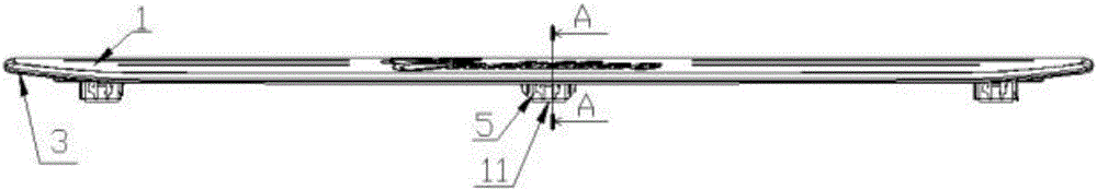 Method for manufacturing automobile welcome pedal