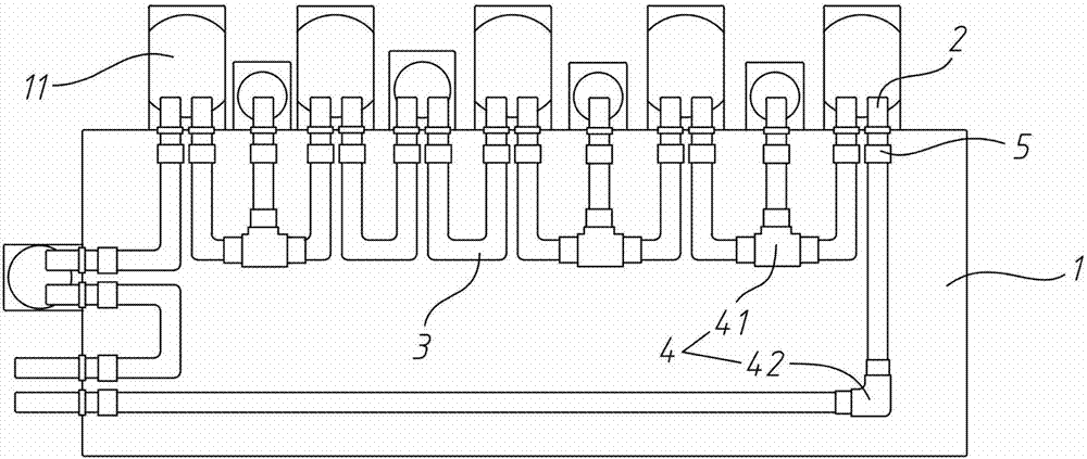 Integrated water path structure of water purifier