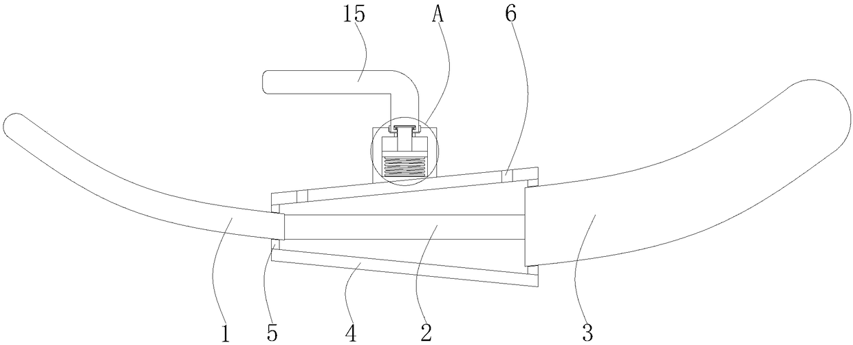 Special-purpose needle gauge for measuring gap of cement paste mixer