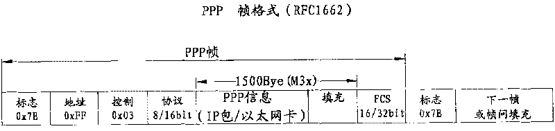 Device for transmitting data packet on synchronous optical network