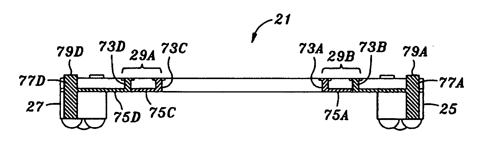 Modular integrated circuit chip carrier