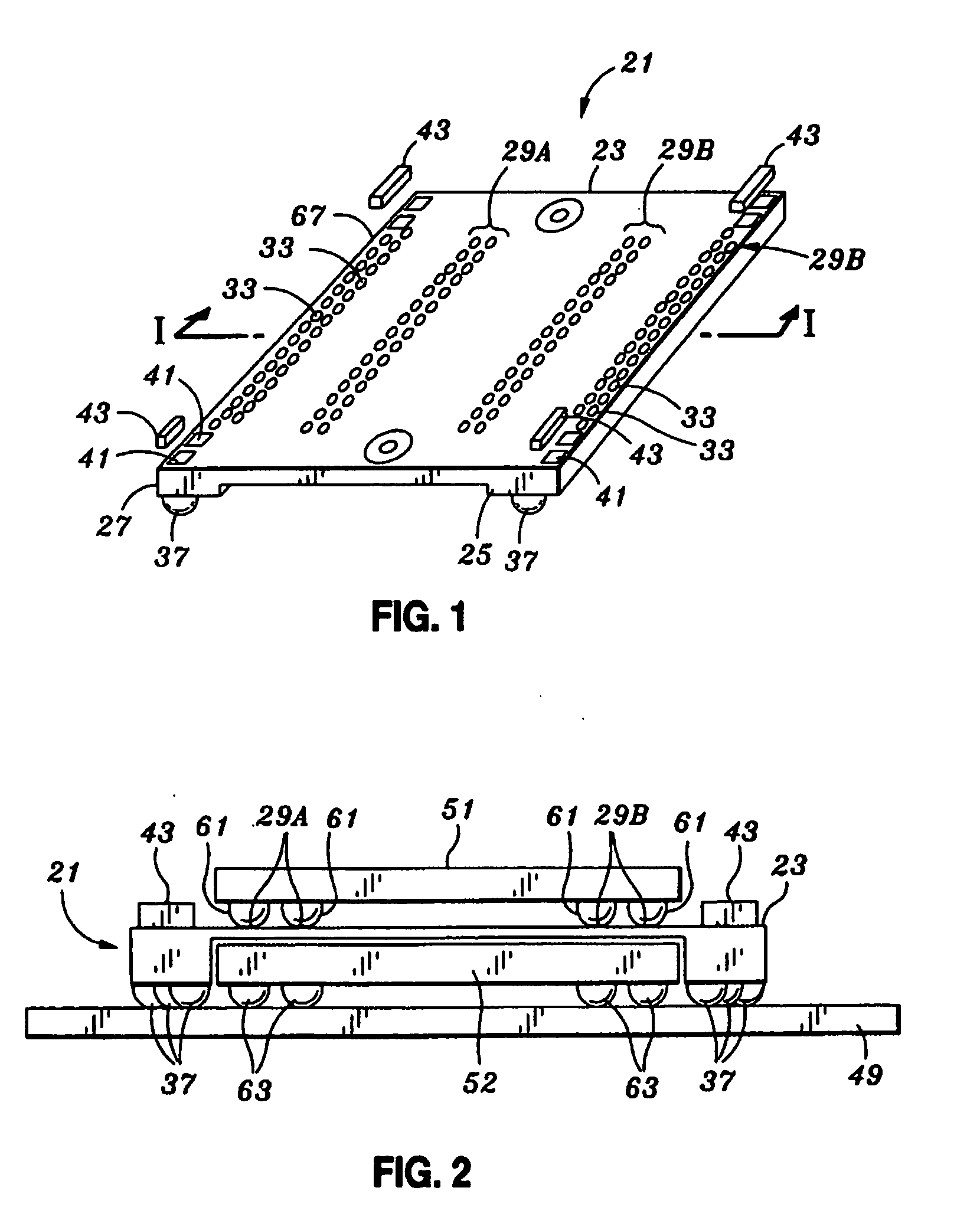 Modular integrated circuit chip carrier