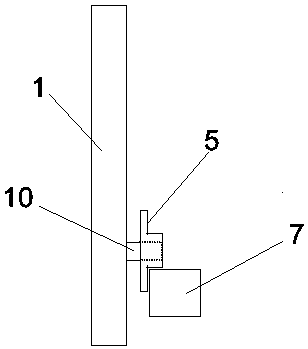 Support device of large-scale vertical axis wind turbine and wind turbine