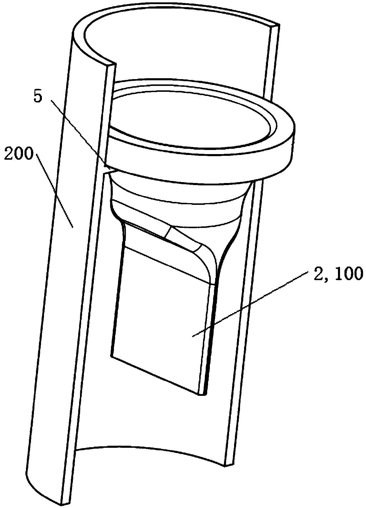 Drainage and noise reduction structure of washing machine and washing machine