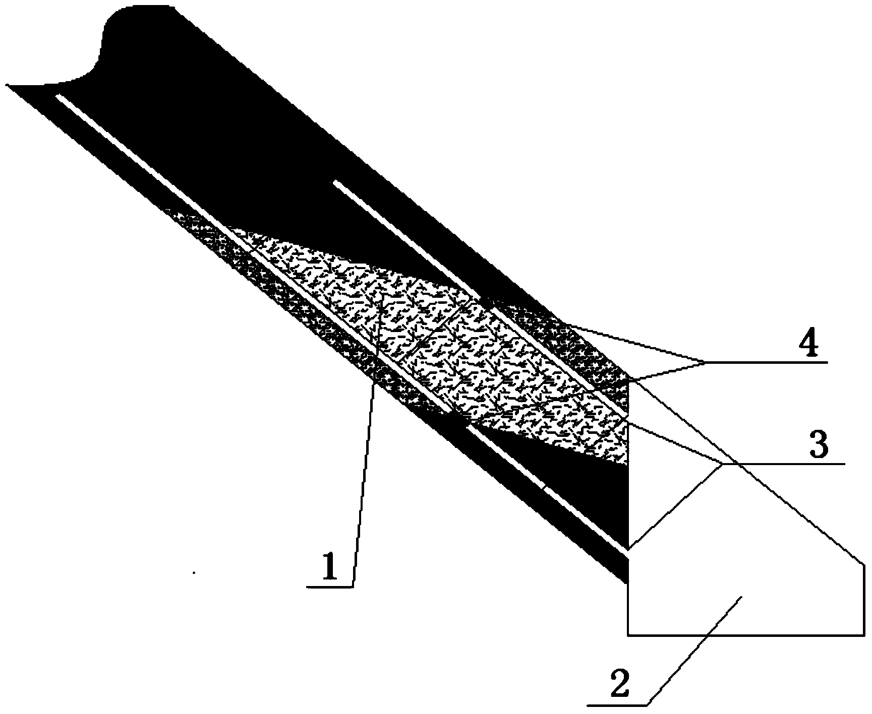 Construction technology of large-inclined-angle and large-mining-height fully-mechanized coal mining equipment passing through geological-structured fracture zone