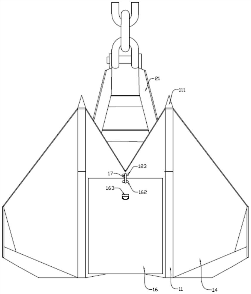 A marine engineering dragging anchor that can improve the uplift bearing performance