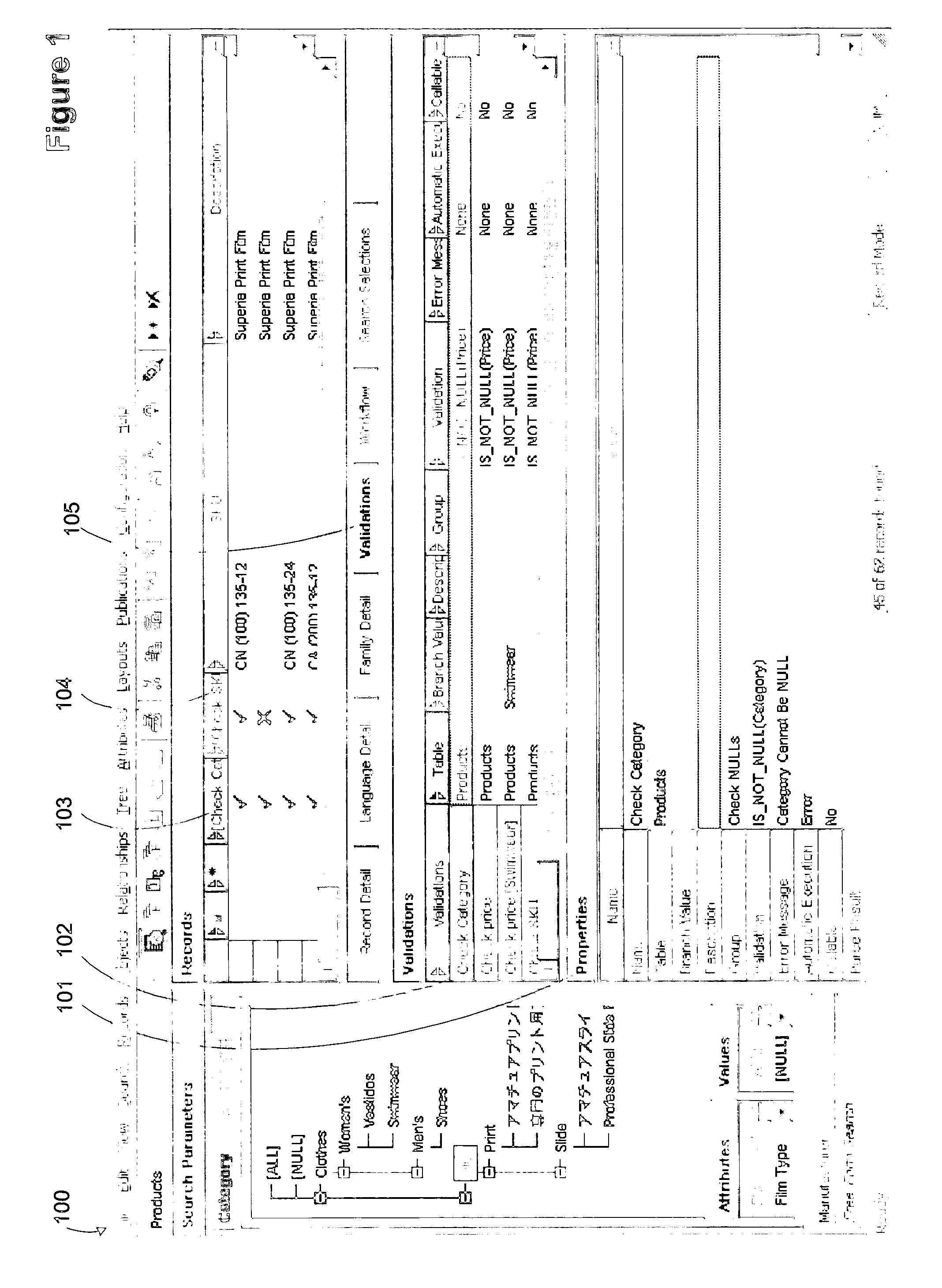 Method for performing expression-based validation