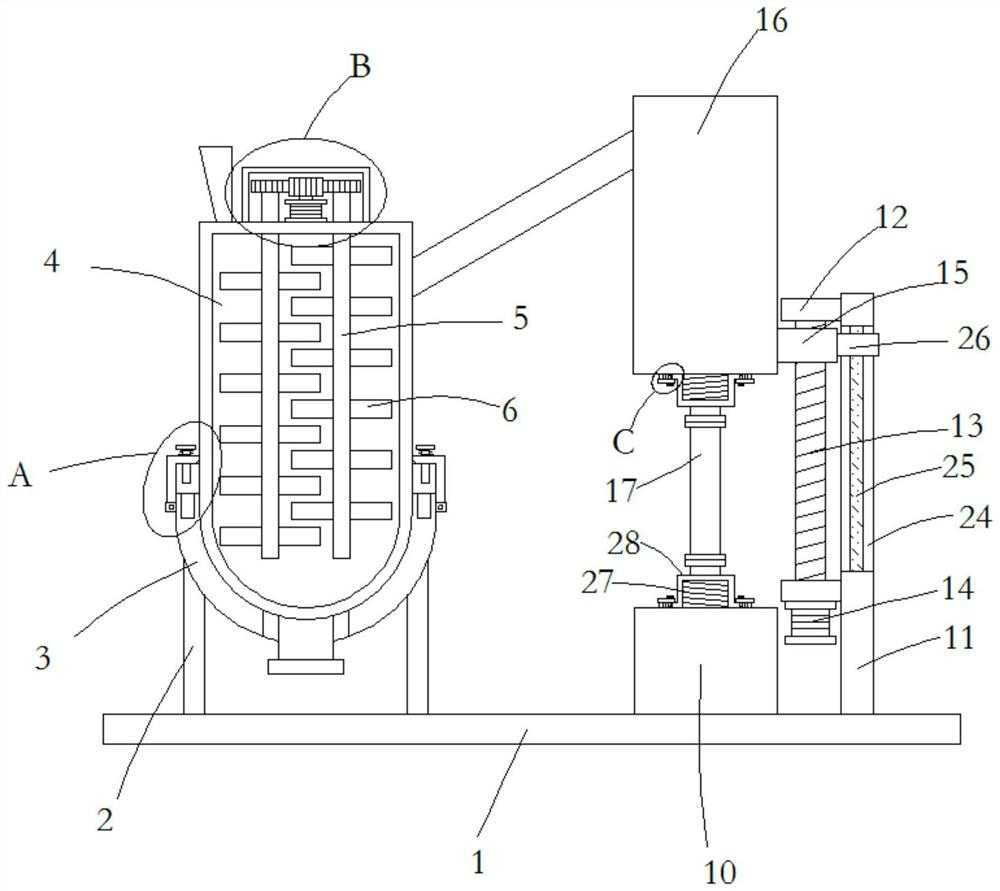 Traditional Chinese medicine distillation extractor with lifting function