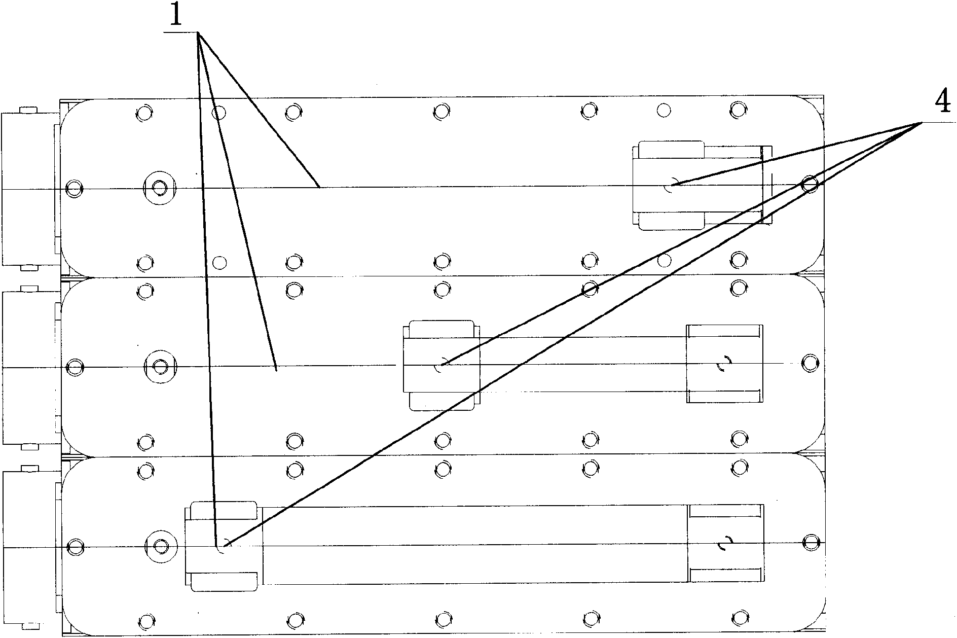 Epoxy-pouring full-insulation solid isolating switch