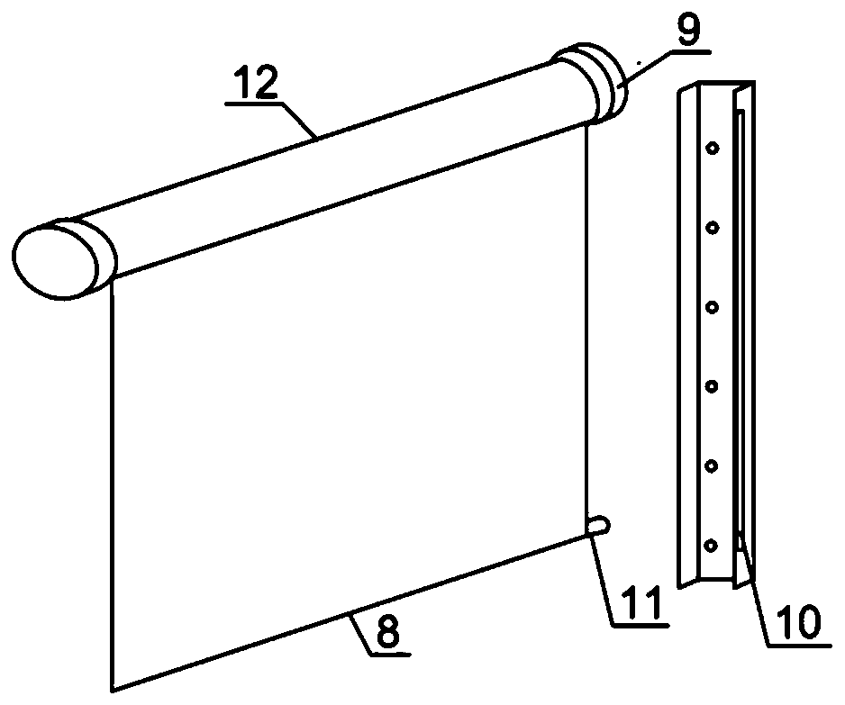 Louvered self-adjusting household photovoltaic system with protective device