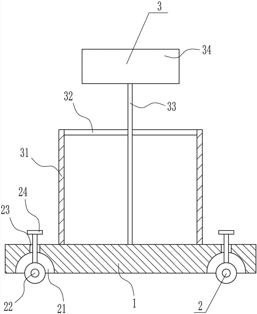 High-efficiency road condition prompting device for intelligent parking lot