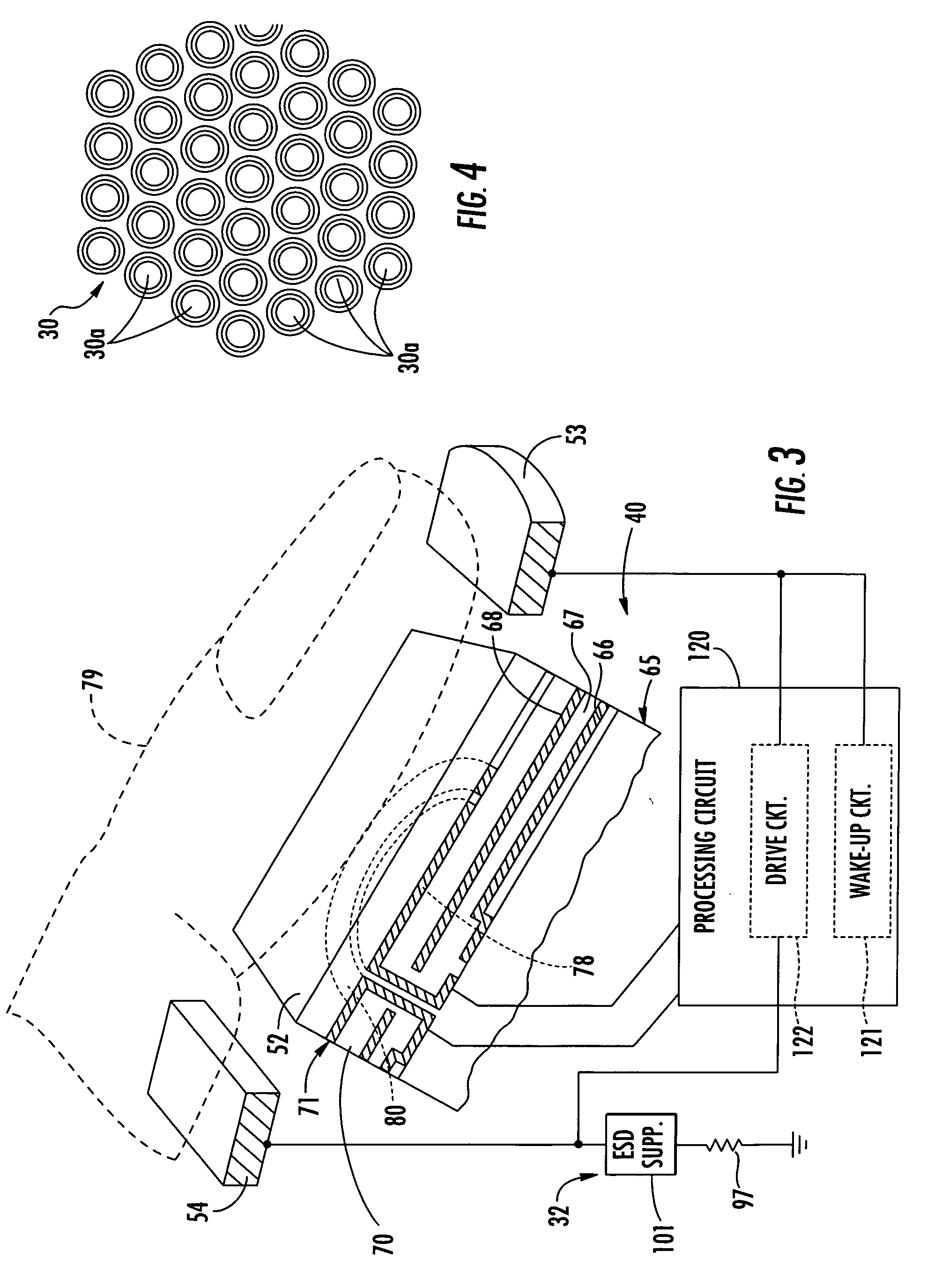 Fingerprint sensor package including flexible circuit substrate and associated methods