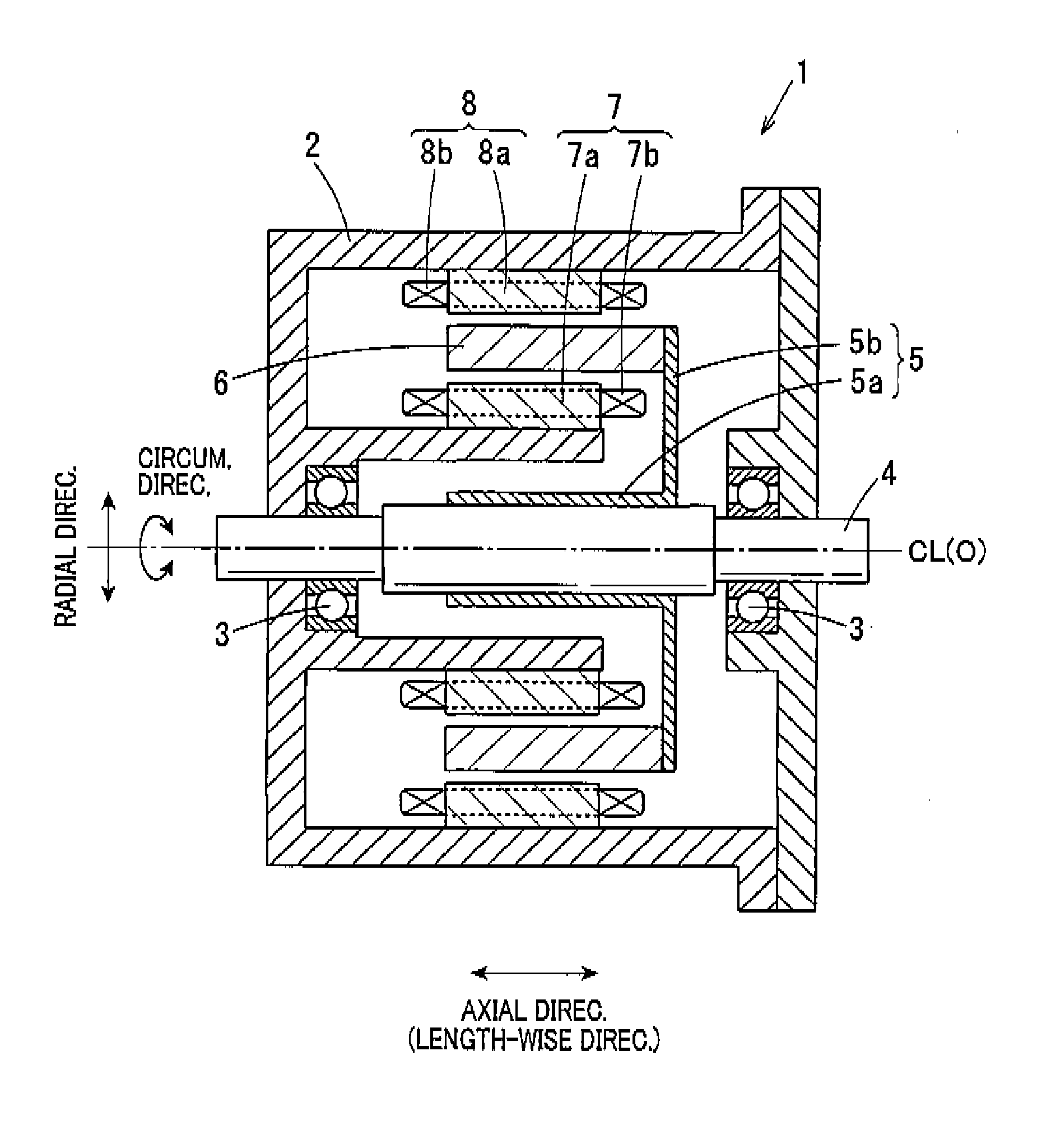 Multi-gap type rotary electric machine