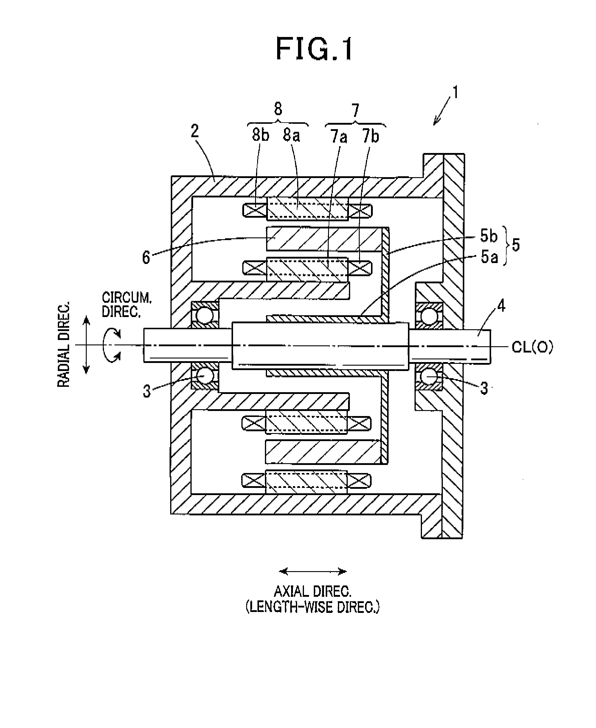 Multi-gap type rotary electric machine