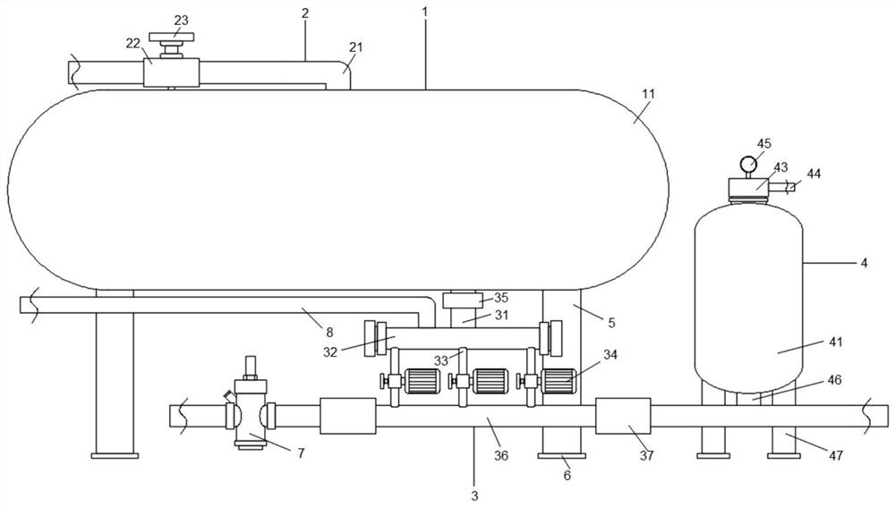 A digital integrated frequency conversion complete set of secondary water supply equipment