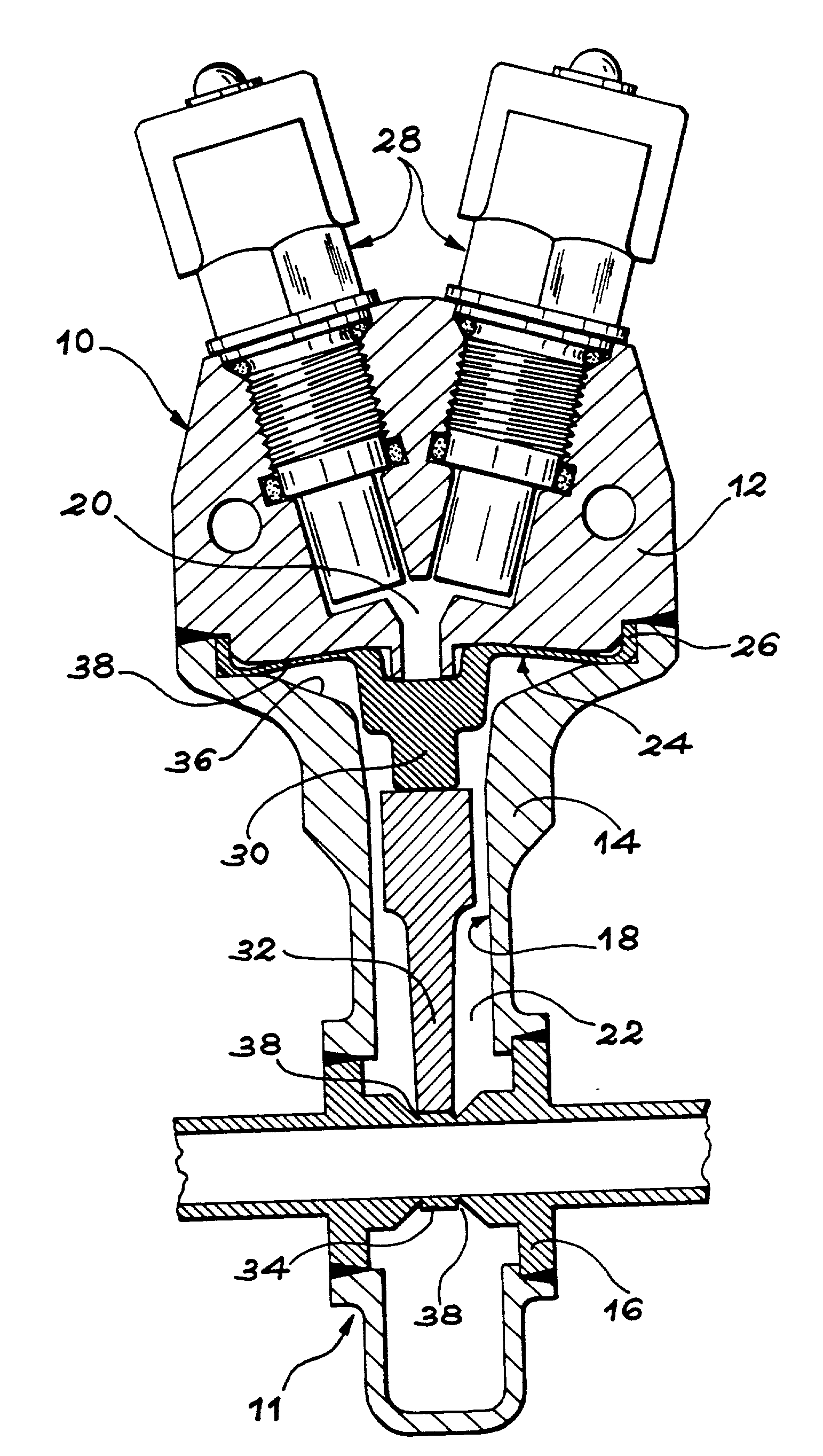 Pyrotechnic actuator with a deformable membrane