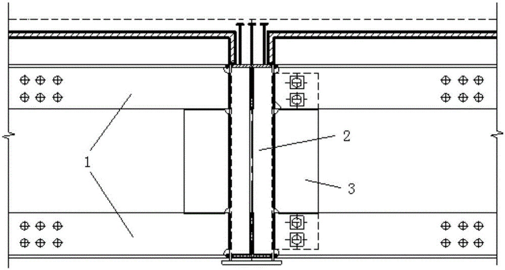 Manufacturing method for regular hexagonal honeycomb latticed steel hollow floor frame box type structure