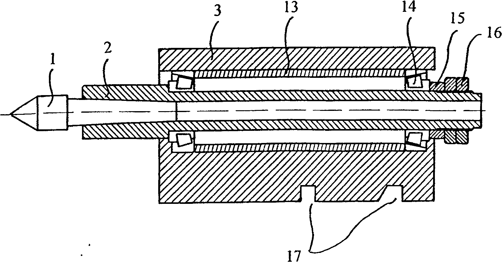 Pneumatic tailstock of numerically controlled lathe