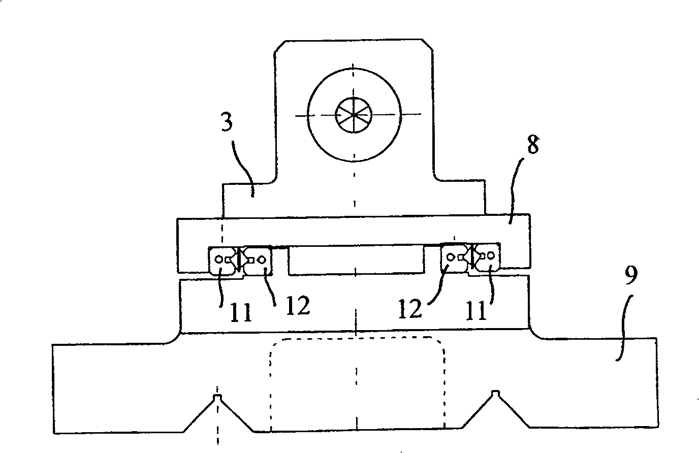 Pneumatic tailstock of numerically controlled lathe