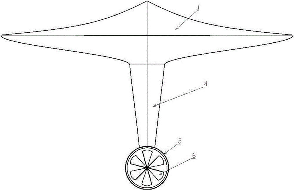 Marine vehicle like flying fish